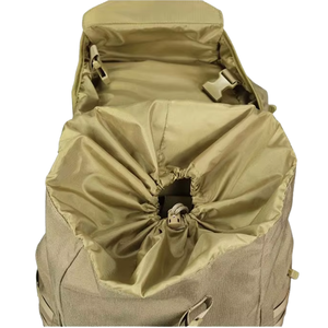 กระเป๋าเป้สะพายหลังสำหรับกิจกรรมกลางแจ้ง แคมป์ปิ้ง ล่าสัตว์ แบบยุทธวิธี ขนาด 50-80 ลิตร ผลิตจากผ้า Oxford 900D ลายพราง พร้อมระบบ Molle รับผลิตแบบ OEM & ODM กันน้ำ ทนทาน - Product Image 5