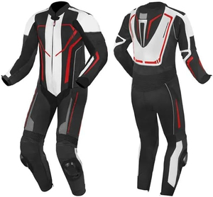 Traje de Motocicleta de Cuero Unisex Personalizado al por Mayor de Fábrica, Traje de Carreras de 1 Pieza con Armadura CE, Diseño Aerodinámico, Secado Rápido - Product Image 4