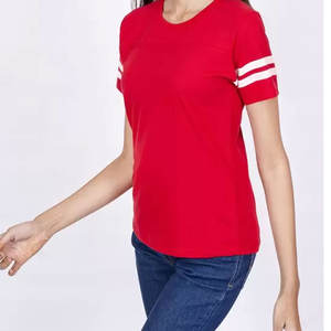 Camisetas de algodón informales para mujer, estilos 2025, colores personalizados, patrón de estampado sólido cómodo y transpirable para verano, tallas XL en oferta - Product Image 3