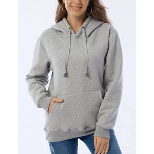 Haute qualité coeur imprimé poche kangourou goutte épaule goutte-épaule sweats à capuche pour femme sweat à manches longues surdimensionné sweats à capuche - Product Image 2
