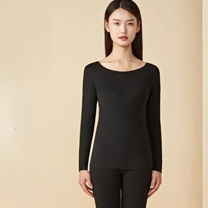 Ropa interior térmica de invierno al por mayor de algodón para mujer, Calzoncillos largos, estilo deportivo, material de franela cálido y de secado rápido - Product Image 6