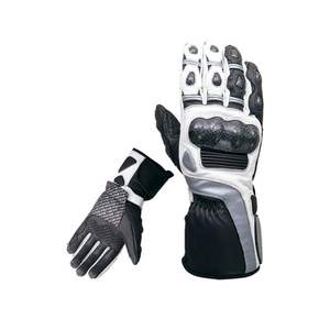 Gants de moto de course légers en cuir respirant avec une prise en main confortable et un ajustement sûr pour les cyclistes de vitesse - Product Image 1
