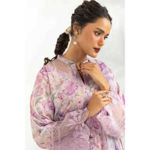 ชุดสูทผ้าแคมบริคพิมพ์ลาย 3 ชิ้นสำหรับผู้หญิง พร้อมรายละเอียดงานปัก IPSTD-77174 - Product Image 4