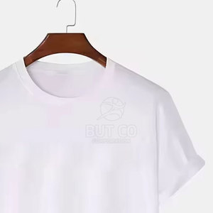 T-shirt à col en O le plus populaire pour hommes sur mesure 100% coton grande taille nouveau style - Product Image 3