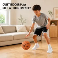 Elite Taille 7 29,5 Pouces Mousse PU 340g Toucher Doux Faible Bruit Entraînement Intérieur Fourniture Usine OEM Ballon de Basket