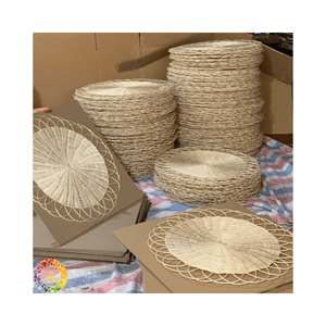 Wholesale Cheap Price Eco-Friendly Natural <b>Woven</b> Rattan <b>Placemat</b> Handicraft with High Quality and Competitive Price from Vietnam - Product Image 5