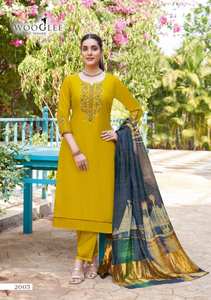 Fond Kurti en viscose tissé en gros avec catalogue complet Dupatta disponible au tarif de gros adapté à une tenue de fête - Product Image 3