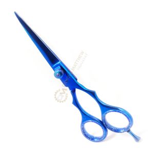 Tijeras de corte de pelo de hoja recta profesional de alta calidad, tijeras de adelgazamiento de belleza con punta afilada - Product Image 5