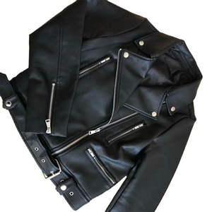 Chaqueta de Cuero Genuino para Mujer, Corte Ajustado, Disponible en Todos los Colores, Estilo Motero/Casual, Resistente al Viento e Impermeable, de Nailon, Fácil de Usar, Precio Razonable - Product Image 5