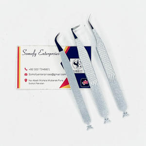 Custom <b>Tweezers</b> Powder Coated Stainless Steel <b>Eyelash</b> Extension <b>Tweezers</b> Sustainable <b>Eyelash</b> <b>Tweezers</b> with Private Label - Product Image 1