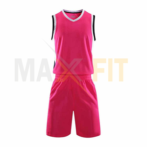 เสื้อบาสเก็ตบอลสำหรับผู้ชายไซส์พิเศษ Maxfit ชุดเสื้อและกางเกงขาสั้นระบายอากาศ - Product Image 1