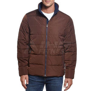 Chaqueta de Invierno para Hombre, Diseño Acolchado, Personalizada, de Alta Calidad, Cómoda, con Capucha, Estilo Urbano, en Nailon/Poliéster - Product Image 1