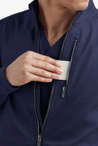 Veste de travail médicale en coton mélangé durable toutes saisons, uniformes d'hôpital, respirante et confortable avec couleur et logo personnalisés - Product Image 4