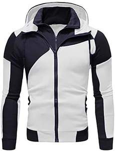 Conjunto de chándal deportivo de dos piezas para hombre, chándal de entrenamiento para gimnasio, sudadera transpirable con capucha y pantalones, aspecto deportivo - Product Image 3