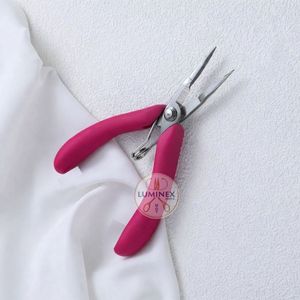Ensemble de pinces à bijoux, 2 pinces de précision en acier inoxydable avec poignée rose, haute qualité, fabriqué au Pakistan - Product Image 6