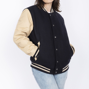 Chaquetas de mujer de todos los colores Varsity Precio al por mayor Servicio OEM Nueva llegada Chaquetas de mujer Chaqueta universitaria transpirable para mujer - Product Image 5