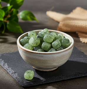 Piedras Preciosas Sueltas de Prehnita Verde Natural, Joyería GRV, Tasación por Terceros, Fábrica de Joyería Decorativa - Product Image 2