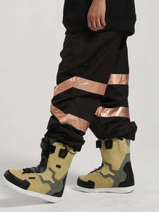 กางเกงสกีกันลมสำหรับผู้ชาย, กางเกงสกีกันลมกันน้ำฤดูหนาวสำหรับผู้ชายเล่นสกีภูเขากลางแจ้งระบายอากาศได้ดี - Product Image 3