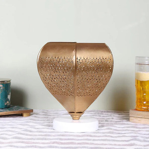 Modern Metal <b>Table</b> <b>Lamp</b> & Tea Light Holder Sleek and Functional Unique Metal <b>Table</b> <b>Lamp</b> and Tea Light Holder - Product Image 2