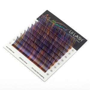 Hot selling party fluffy mink <b>lashes</b> full volume colored promade <b>lashes</b> <b>long</b> lasting dramatic <b>lash</b> wholesale supplies - Product Image 4