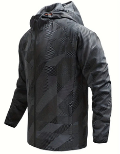 Veste matelassée tendance pour homme, coupe slim, logo personnalisé, marque privée, vêtements d'extérieur, taille plus 5XL, à capuche, respirante, hiver 2025 - Product Image 2