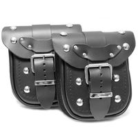 Sac de moto latéral en cuir pour Cafe Racer et Scrambler Cafe racer et sac de selle Scrambler.