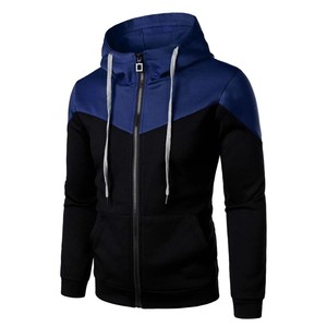 Heavyweight Polyester/Cotton French Terry Embroidered Customizable Zipper-<b>Up</b> Drop Shoulder Men's Winter Hoodies Digital Printing - Product Image 4