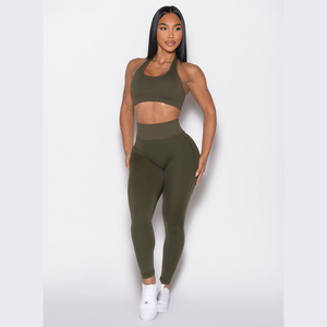 Leggings de sport pour femmes à taille haute, à séchage rapide, avec logo Forest Night, prix d'usine, dernière collection, avec OEM - Product Image 5