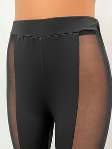 Leggings de Yoga de alta calidad para mujer superventas Ropa deportiva de cintura media con patrón sólido de sublimación - Product Image 4