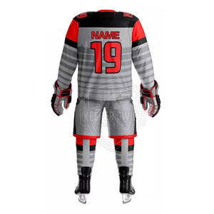 Uniforme de hockey sur glace pour équipe, faible MOQ, uniforme d'entraînement pour jeunes, uniforme de hockey sur glace très vendu - Product Image 6