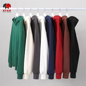 Sudadera con capucha con bolsillo frontal y logotipo personalizado para hombre, tejido de algodón y poliéster polar, transpirable, ajuste Regular - Product Image 1