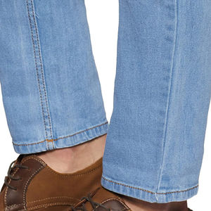 Pantalones vaqueros para hombre, venta al por mayor, pantalones vaqueros rectos ajustados para hombre, pantalones vaqueros fabricados al por mayor, personalización transpirable OEM - Product Image 6