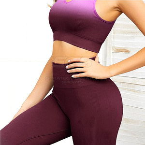 Conjunto de Yoga para Mujer en Spandex y Poliéster, Diseño Moderno, Cómodo, Ropa Deportiva para Gimnasio - Product Image 6