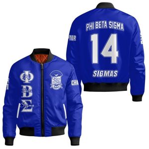 Phi Beta Sigma แจ็กเก็ตซาติน1914สีฟ้าที่กำหนดเองได้สมาคมสมาคมสมาคมสตรีชาวกรีกเครื่องแต่งกายระดับวิทยาลัย Sigma ขนาดใหญ่ - Product Image 3