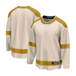 Diseños de equipo personalizados de tela transpirable para jerséis de hockey personalizados ligeros de alto rendimiento jerséis de hockey sublimados - Product Image 3
