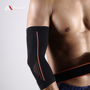 Gran oferta, brazo elástico antideslizante, manga de codo, soporte de codo de punto para tenis - Product Image 4