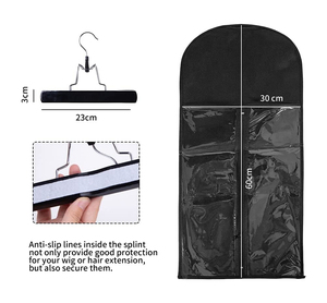 Bolsas para Pelucas con Percha para Guardar Extensiones de Cabello y Piezas de Pelucas - Duraderas, Ligeras y Personalizables - Product Image 3