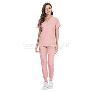 ชุดยูนิฟอร์มพยาบาลแบบ unisex ผลิตในปากีสถาน รับผลิตตามแบบ (OEM) ชุดสครับสำหรับพนักงานเภสัชกรรม ขายดี - Product Image 3