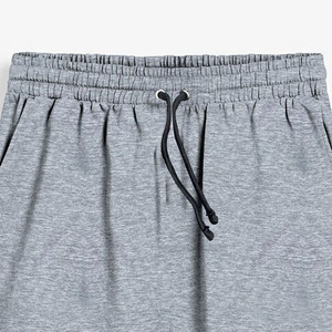 Pantalones cortos informales unisex personalizados para hombre, pantalones cortos transpirables con cintura elástica, pantalones cortos de color sólido para hombre - Product Image 4