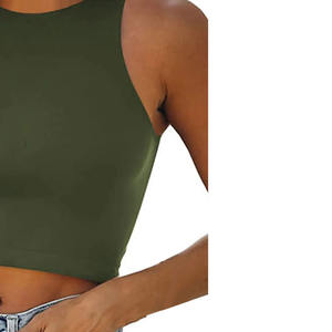 Camisetas sin mangas de algodón 100% ajustadas para mujer, Premium tela de punto de calidad, sublimación de Color sólido para todas las edades - Product Image 2