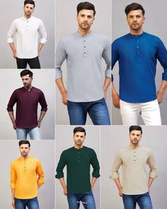 Exclusive Trending New Arrival High Quality Best Quality Hot Selling Amazing Rayon Chikan Work Short <b>Kurta</b> - Product Image 2