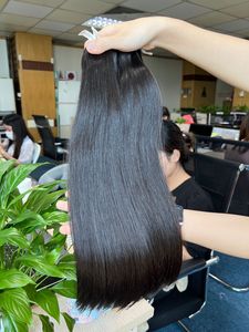 Extensiones de Cabello Humano Remy Vietnamita Virgen de Primera Calidad, 18 Pulgadas, Naturales, Lisas, Suaves, de Trama Única, Aptas para Decoloración y Tintura - Product Image 4