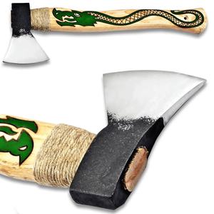 Hache à fendre Jexmoo personnalisée de 19,5 pouces en acier D2, manche en bois de rose, étui en cuir, cadeau d'extérieur, fait main, industriel - Product Image 6