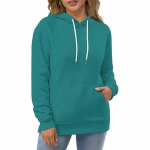 Sudaderas casuales tipo pullover ligeras, 10% algodón, color personalizado, lisas, unisex. - Product Image 2