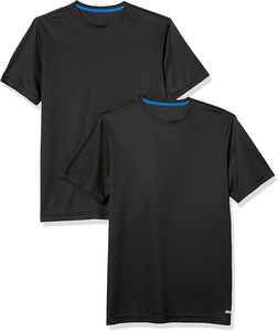 T-shirts pour hommes Performance active Tech Disponible en grandes tailles et grandes tailles Couleur noire Marque Wardrobe T-shirts pour hommes - Product Image 1