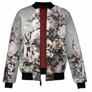 Veste de baseball d'hiver pour homme personnalisée professionnelle, veste matelassée avec lettrage en relief, revers réversible, décoration brodée, nouveauté - Product Image 5