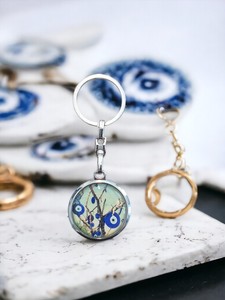 Fashion Carabiner Metal Sticker Keychain with Unique Enamelled Tips and 3D Shape - Product Image 3