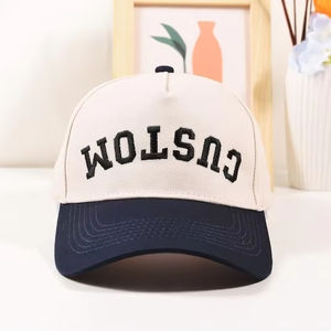 Gorras de béisbol con logotipo bordado personalizado, gorras deportivas Premium, gorras de béisbol personalizables de perfil alto - Product Image 2