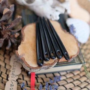 Aguja de Bordar de Cuerno de Búfalo, Aguja de Bordar Puntiaguda para Lana y Hilo, Accesorio de Costura Duradero para Tufting y Costura - Product Image 1