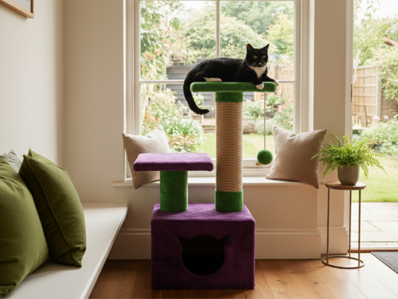 Violet et vert